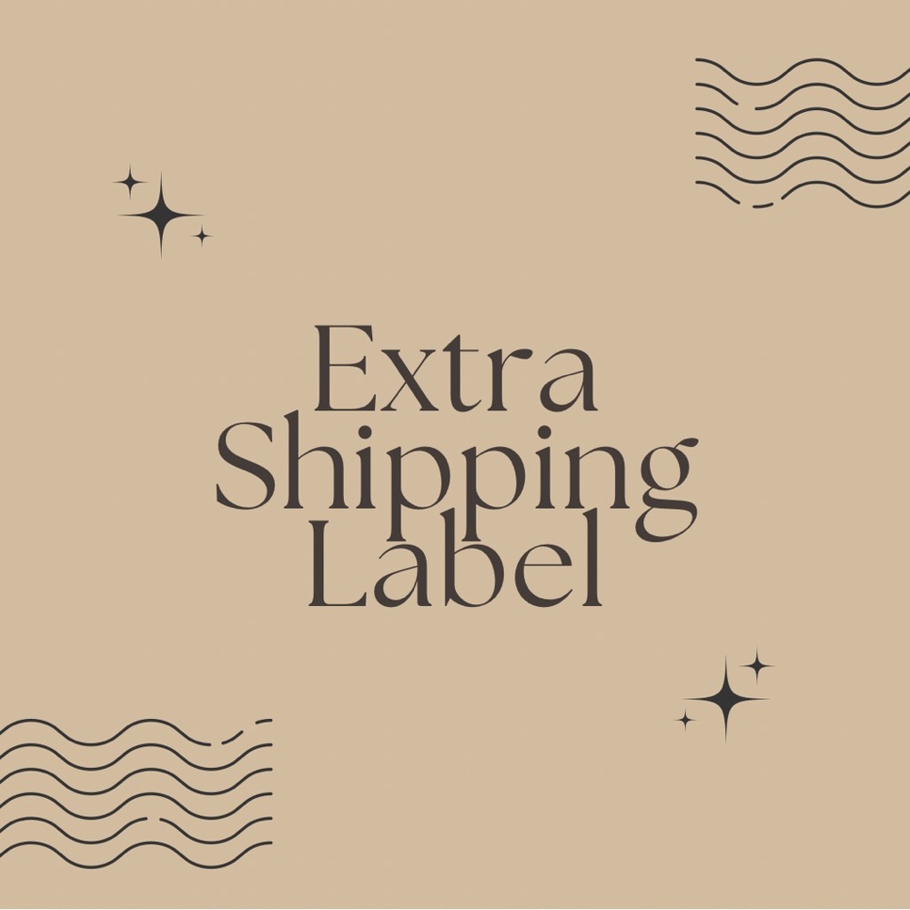 Extra shipping label